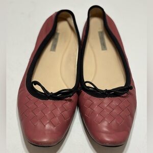 Bottega Veneta Dusty Rose Ballet Flats